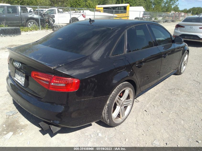 2014 AUDI S4 PREMIUM PLUS - WAUDGAFL0EA138141