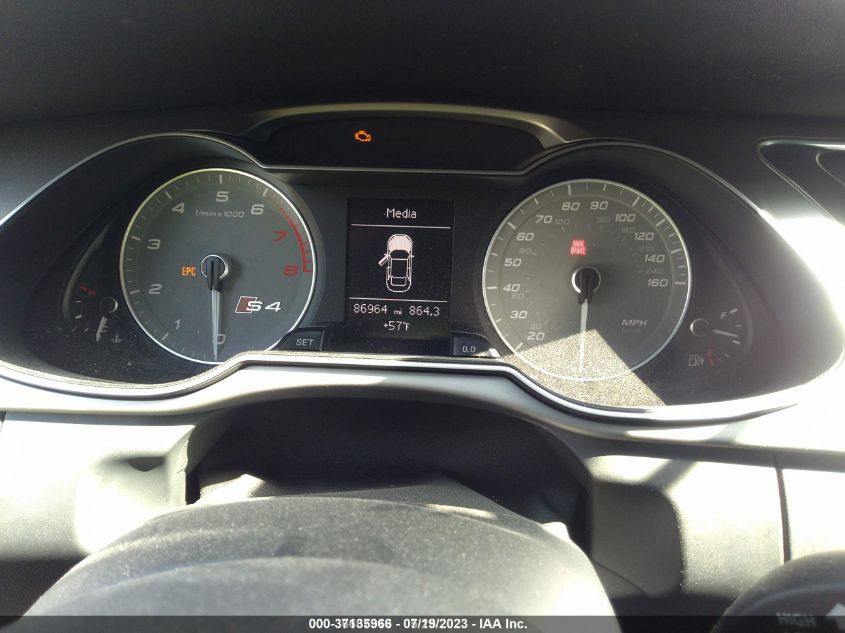 2014 AUDI S4 PREMIUM PLUS - WAUDGAFL0EA138141