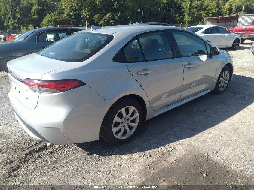 2022 TOYOTA COROLLA LE - 5YFEPMAE9NP325004