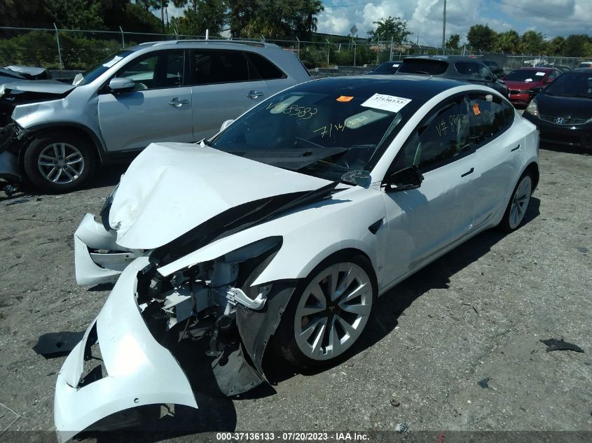2021 TESLA MODEL 3 - 5YJ3E1EA8MF088583