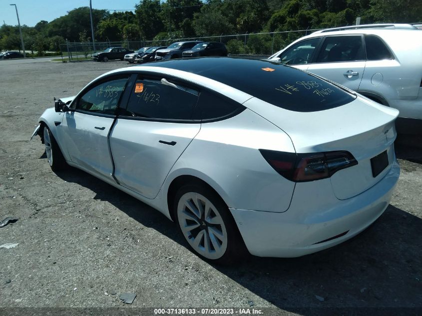 2021 TESLA MODEL 3 - 5YJ3E1EA8MF088583