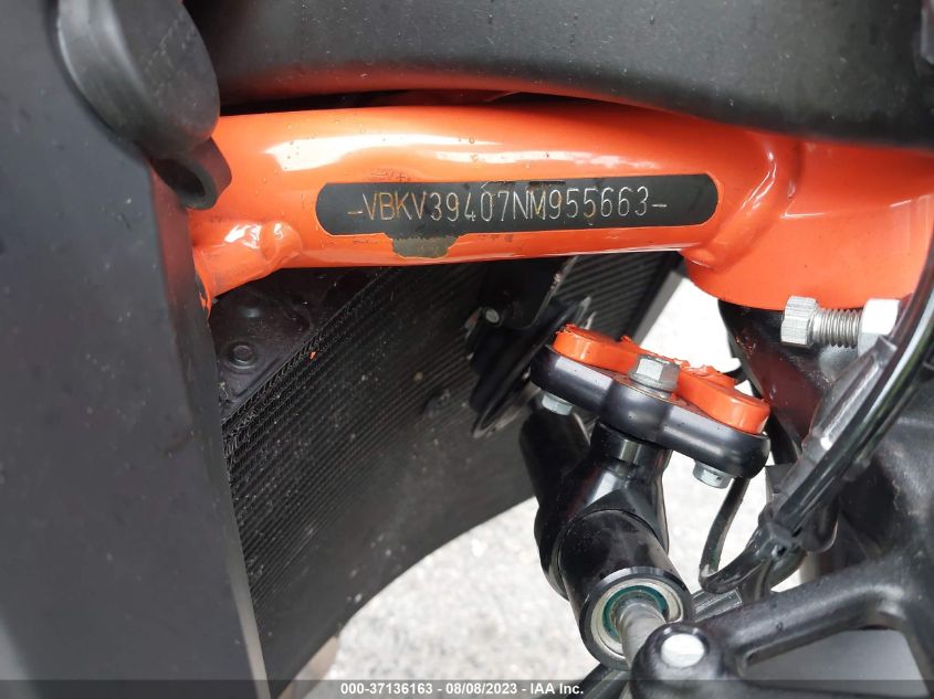 2022 KTM 1290 SUPER DUKE R VBKV39407NM955663