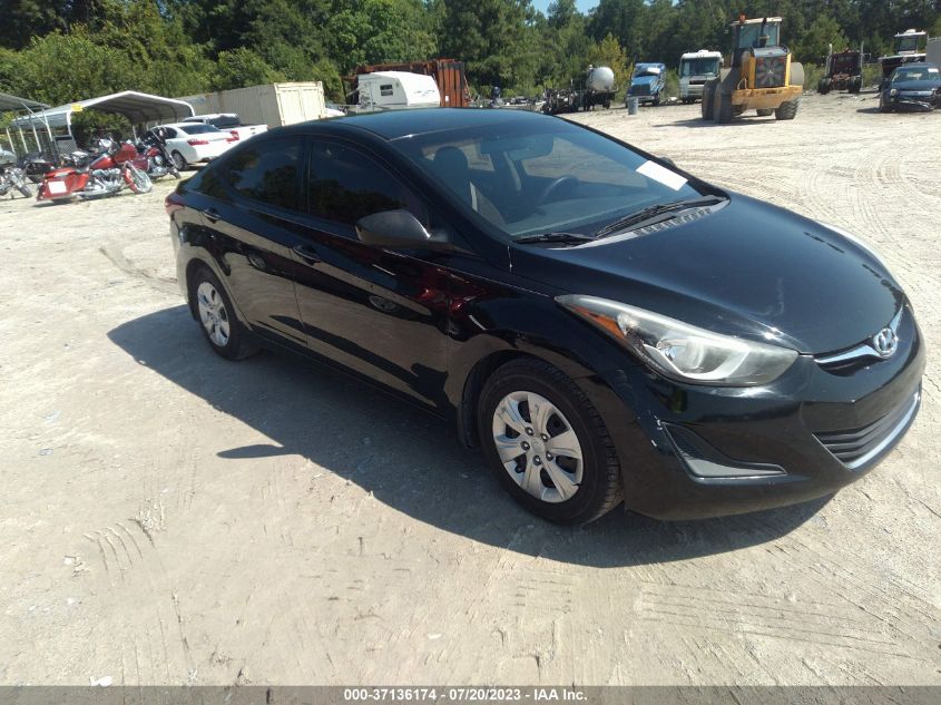 2016 HYUNDAI ELANTRA SE - 5NPDH4AE7GH669262