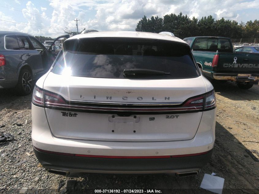 2019 LINCOLN NAUTILUS STANDARD - 2LMPJ6J95KBL13008