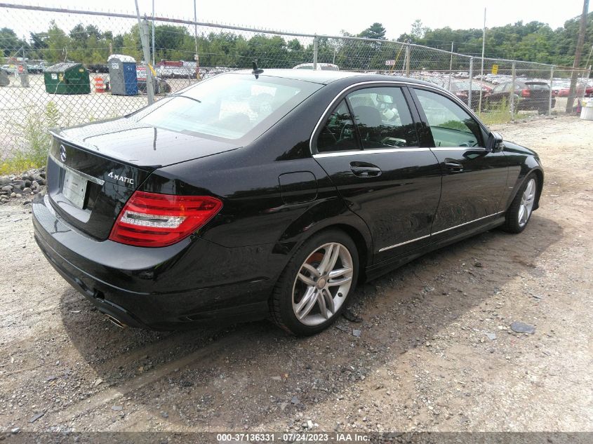 2013 MERCEDES-BENZ C-CLASS C 300 - WDDGF8AB4DR294215
