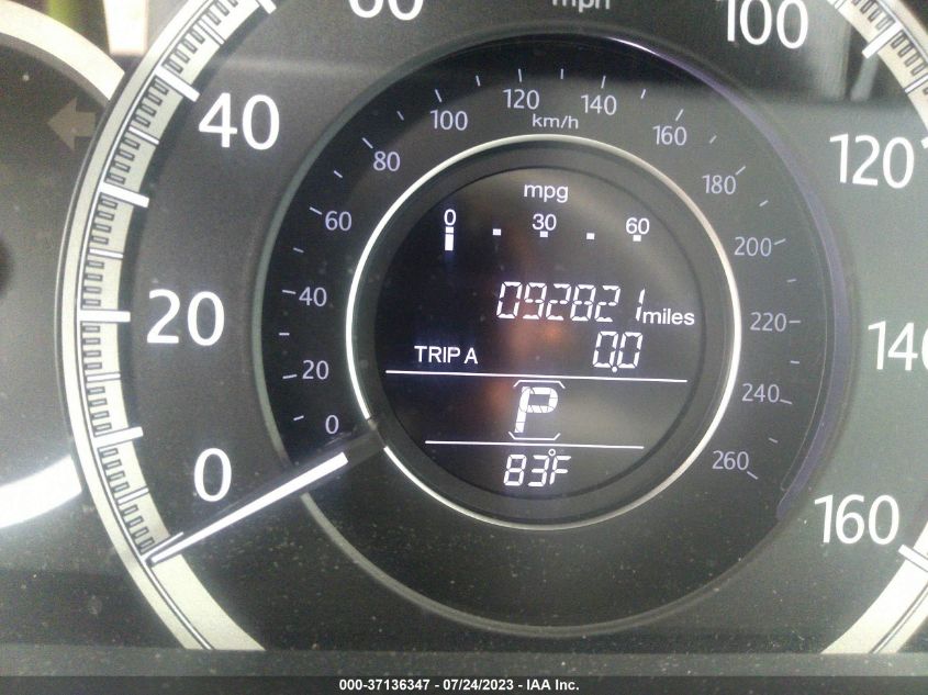 2015 HONDA ACCORD SEDAN EX-L - 1HGCR2F80FA049229