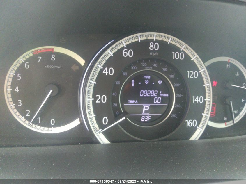 2015 HONDA ACCORD SEDAN EX-L - 1HGCR2F80FA049229