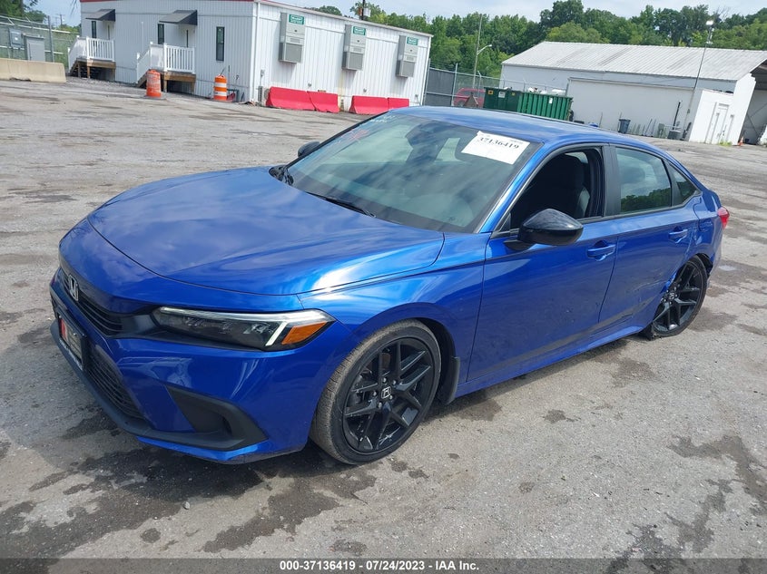 VIN 2HGFE2F57NH572441 2022 HONDA CIVIC SEDAN SPORT
