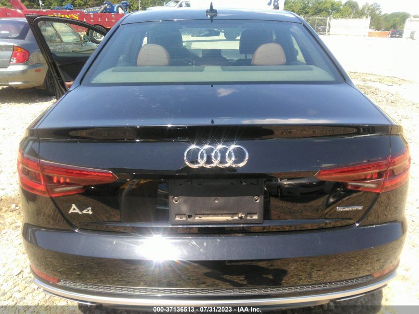 2019 AUDI A4 PREMIUM PLUS - WAUENAF45KN009786