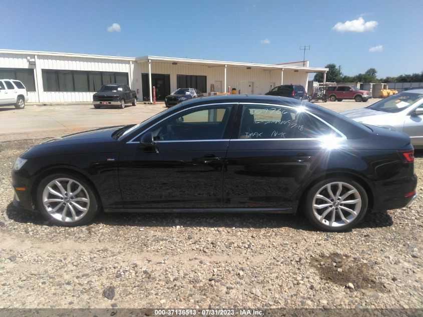 2019 AUDI A4 PREMIUM PLUS - WAUENAF45KN009786