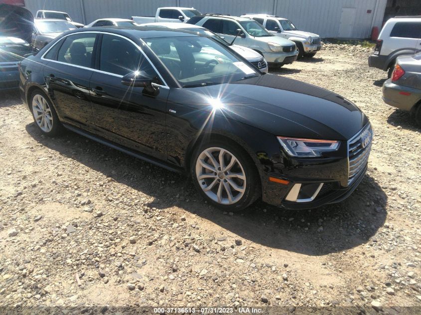 2019 AUDI A4 PREMIUM PLUS - WAUENAF45KN009786