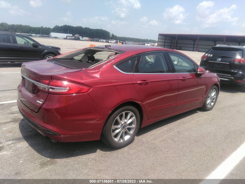 2017 FORD FUSION SE - 3FA6P0HD6HR365099