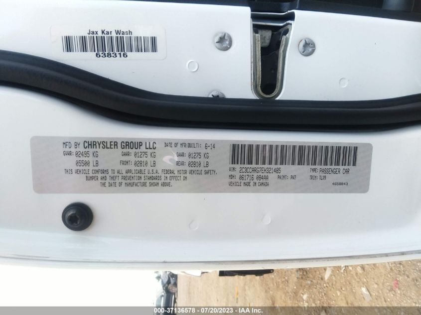 2014 CHRYSLER 300 - 2C3CCARG7EH321485