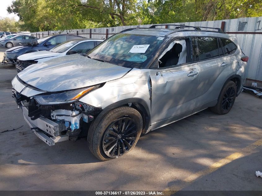 VIN 5TDKDRBH5PS016433 2023 TOYOTA HIGHLANDER L/LE/XLE/LIMITED/PLATINUM