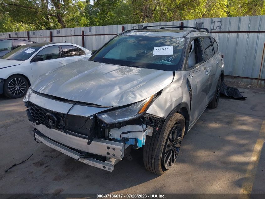 VIN 5TDKDRBH5PS016433 2023 TOYOTA HIGHLANDER L/LE/XLE/LIMITED/PLATINUM