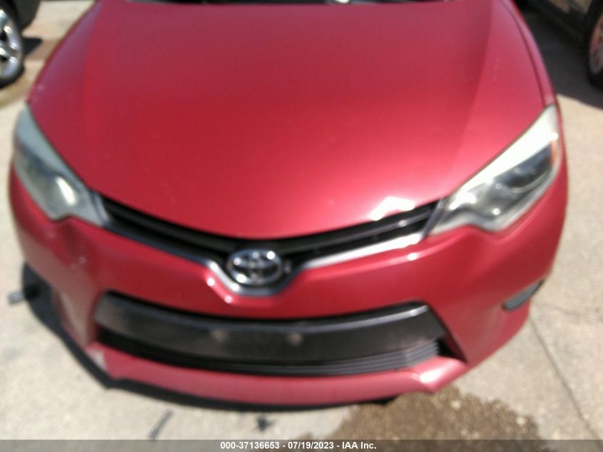 2016 TOYOTA COROLLA LE - 2T1BURHEXGC648785