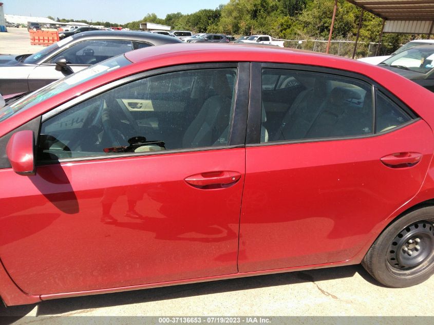 2016 TOYOTA COROLLA LE - 2T1BURHEXGC648785