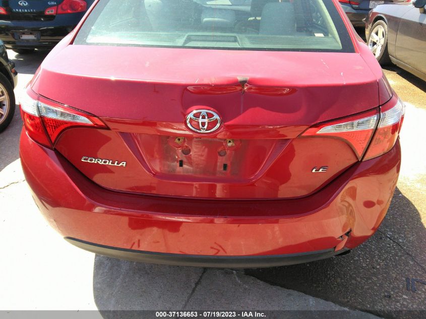 2016 TOYOTA COROLLA LE - 2T1BURHEXGC648785