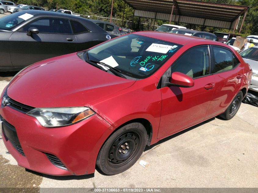 2016 TOYOTA COROLLA LE - 2T1BURHEXGC648785