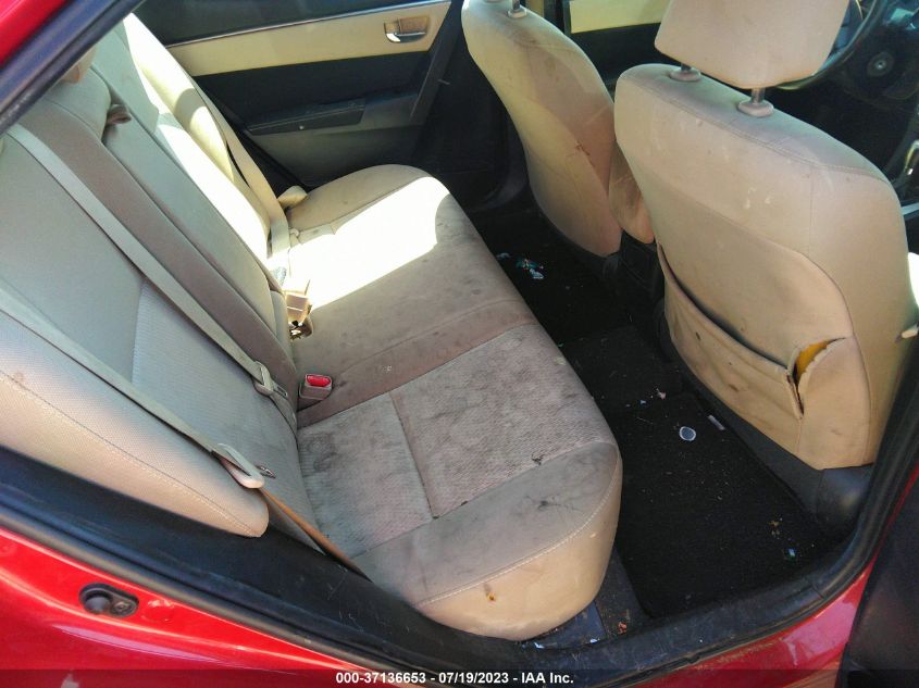 2016 TOYOTA COROLLA LE - 2T1BURHEXGC648785