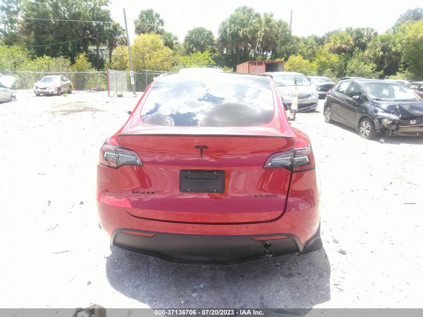 2022 TESLA MODEL Y - 7SAYGDEF4NF457456