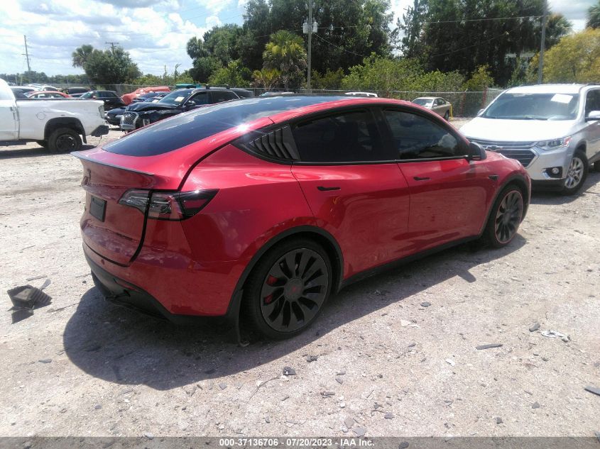 2022 TESLA MODEL Y - 7SAYGDEF4NF457456