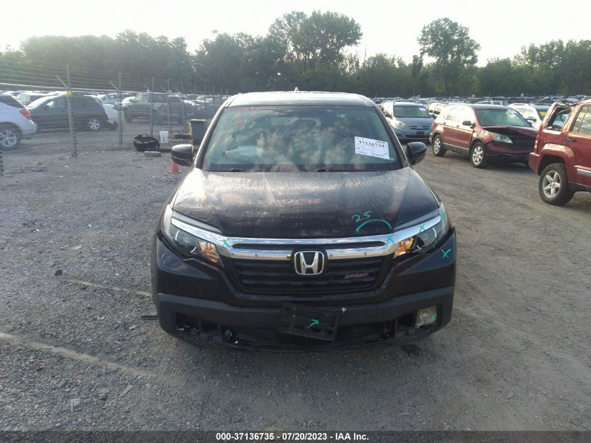 2019 HONDA RIDGELINE SPORT - 5FPYK3F15KB040942