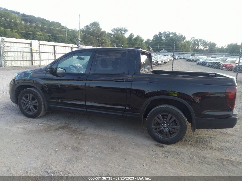 2019 HONDA RIDGELINE SPORT - 5FPYK3F15KB040942