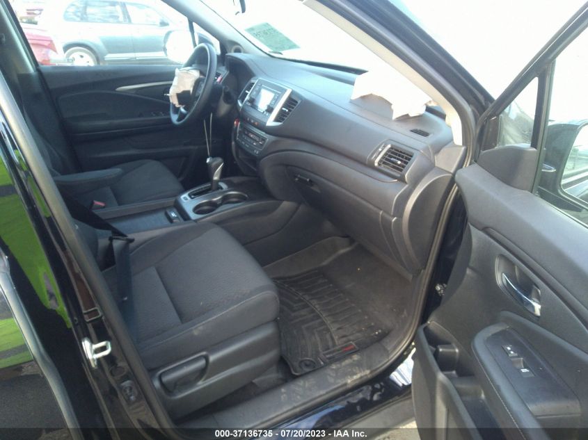 2019 HONDA RIDGELINE SPORT - 5FPYK3F15KB040942
