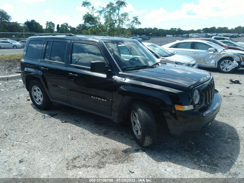 2013 JEEP PATRIOT SPORT - 1C4NJPBAXDD272927