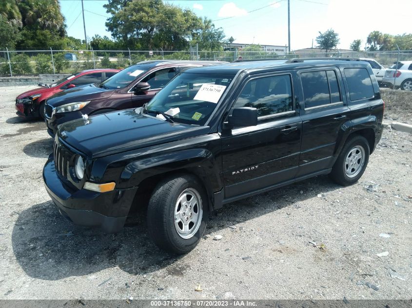 2013 JEEP PATRIOT SPORT - 1C4NJPBAXDD272927