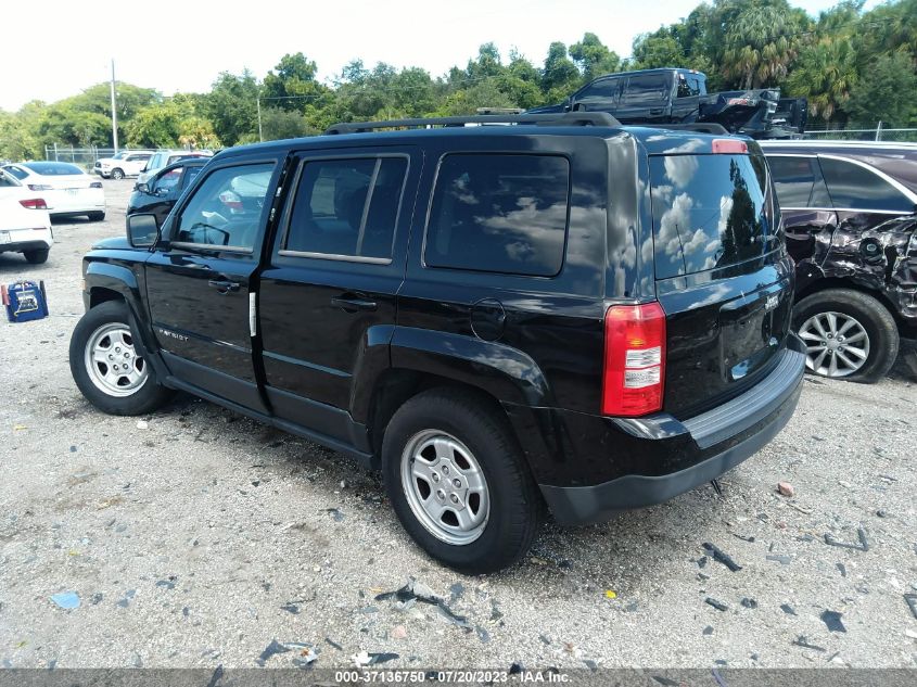 2013 JEEP PATRIOT SPORT - 1C4NJPBAXDD272927