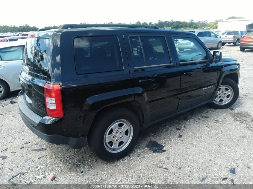 2013 JEEP PATRIOT SPORT - 1C4NJPBAXDD272927