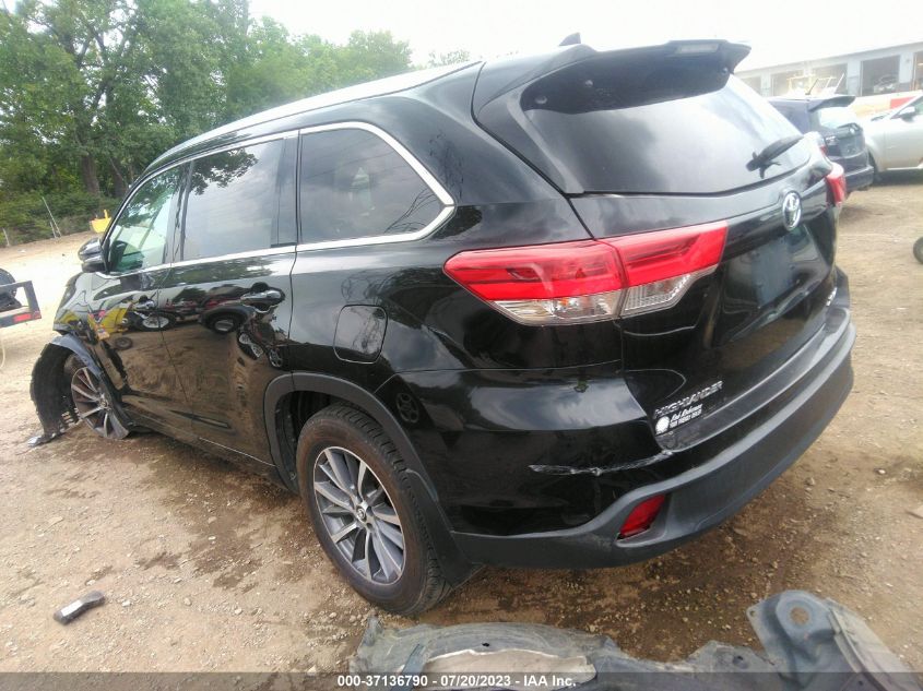 2017 TOYOTA HIGHLANDER XLE/SE - 5TDJZRFH3HS361498