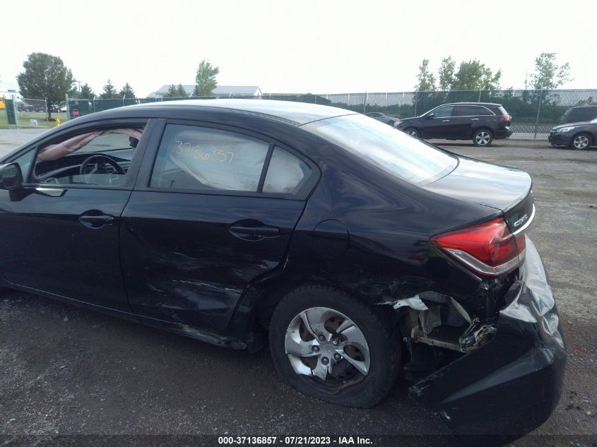 2013 HONDA CIVIC SDN LX - 2HGFB2F5XDH597700