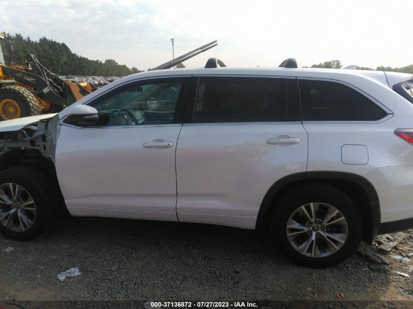 2016 TOYOTA HIGHLANDER LE - 5TDBKRFH3GS331389