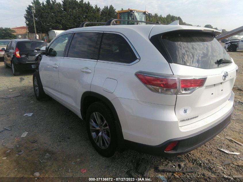 2016 TOYOTA HIGHLANDER LE - 5TDBKRFH3GS331389
