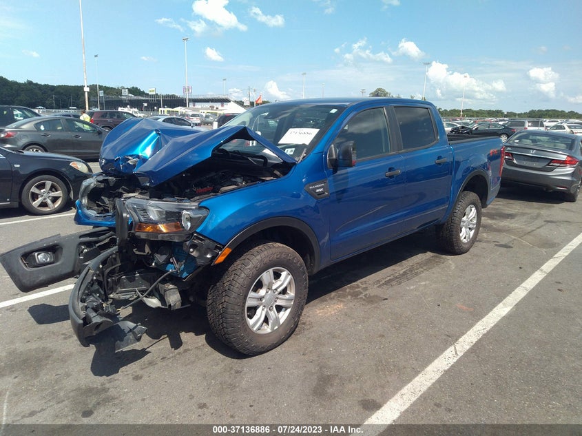 VIN 1FTER4FH2LLA90979 2020 FORD RANGER XL/XLT/LARIAT