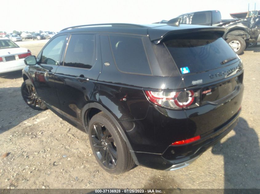 2018 LAND ROVER DISCOVERY SPORT HSE - SALCR2SX7JH756199
