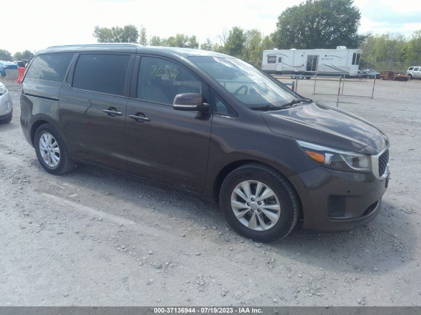 2017 KIA SEDONA LX - KNDMB5C13H6308883
