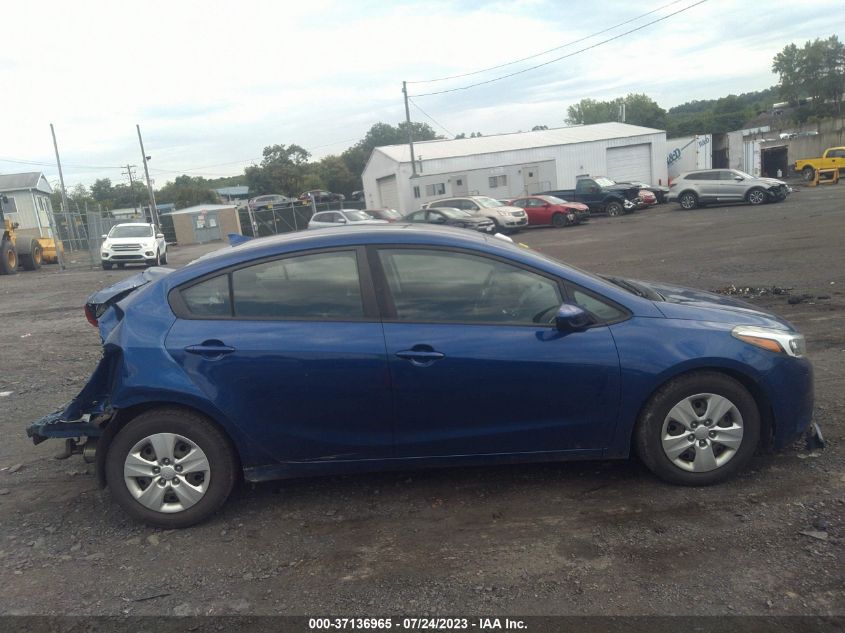 2017 KIA FORTE LX - 3KPFK4A74HE093843