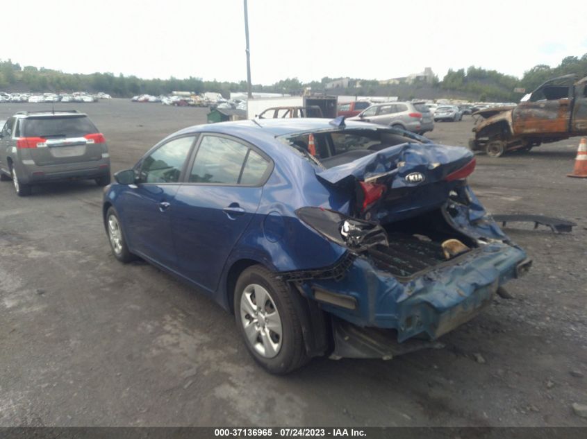 2017 KIA FORTE LX - 3KPFK4A74HE093843