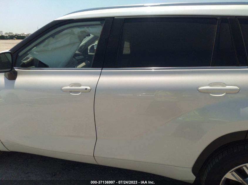 2021 TOYOTA HIGHLANDER LIMITED/PLATINUM - 5TDYZRAH6MS524483