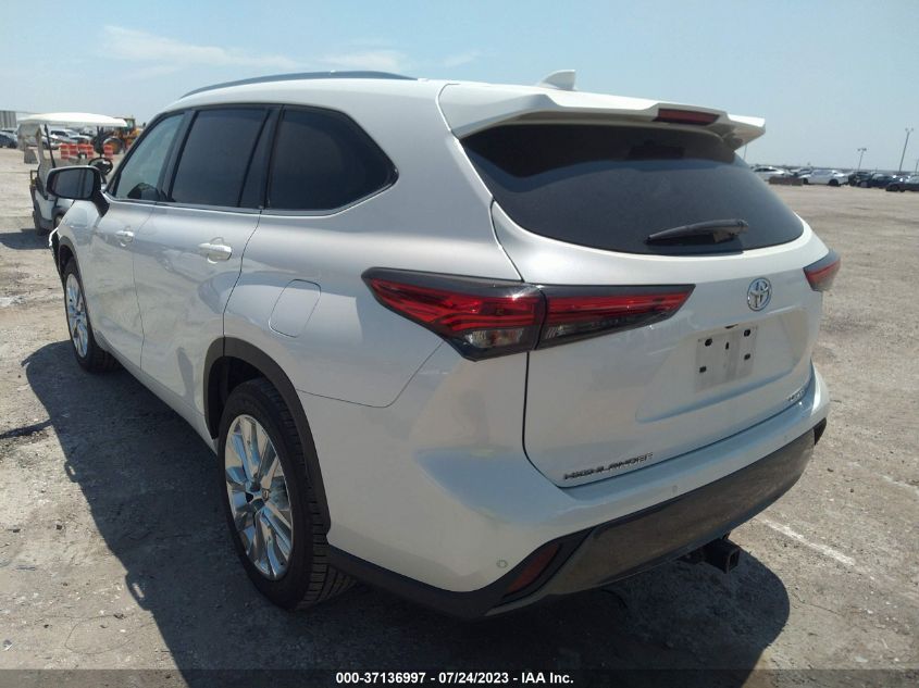 2021 TOYOTA HIGHLANDER LIMITED/PLATINUM - 5TDYZRAH6MS524483