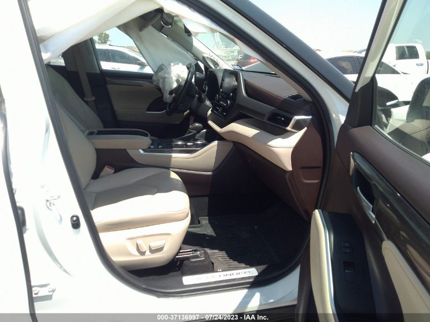 2021 TOYOTA HIGHLANDER LIMITED/PLATINUM - 5TDYZRAH6MS524483