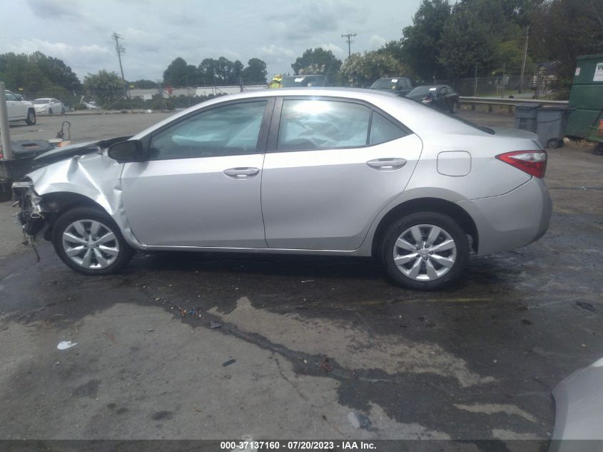 2016 TOYOTA COROLLA L/LE/S/S PLUS/LE PLUS - 5YFBURHE2GP504597