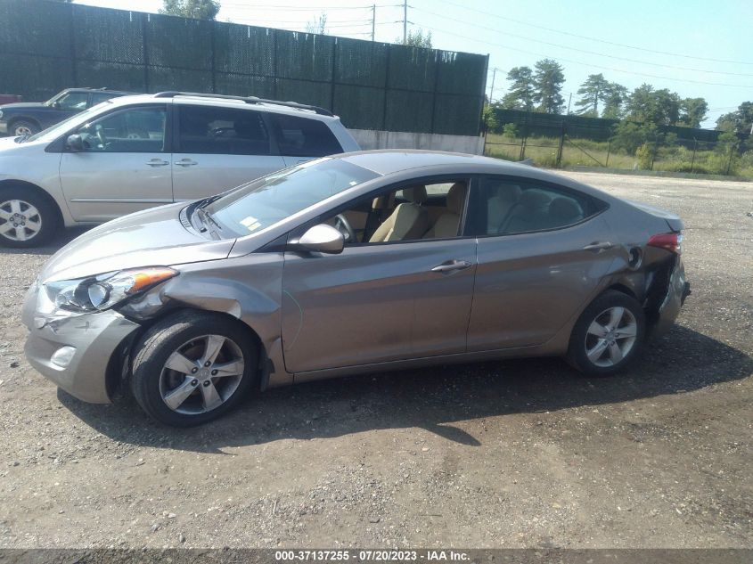 2013 HYUNDAI ELANTRA GLS PZEV - 5NPDH4AE9DH179143