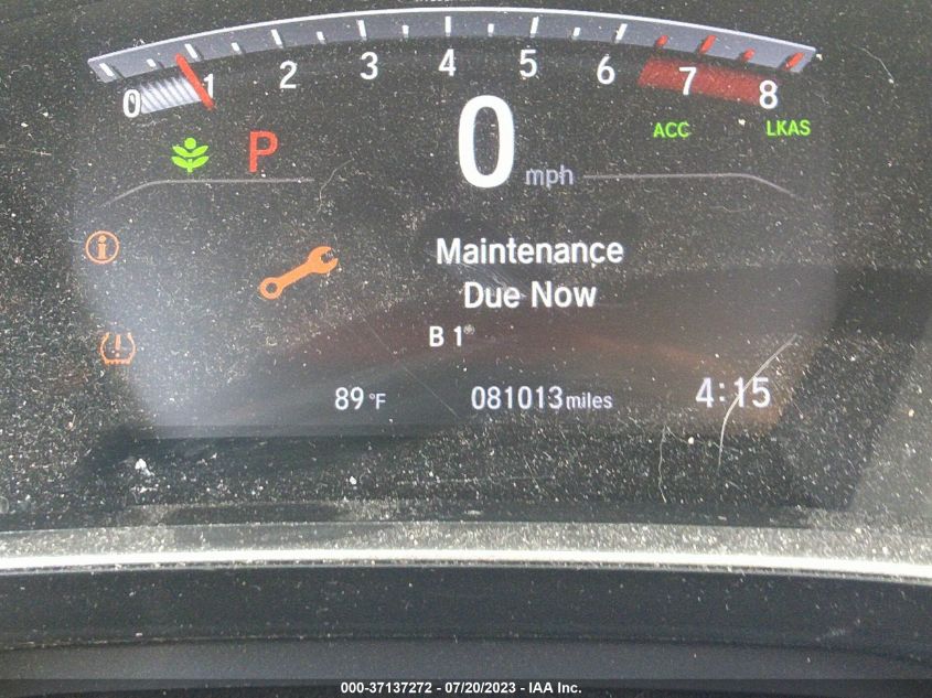 2019 HONDA CR-V EX-L - 2HKRW2H81KH657472