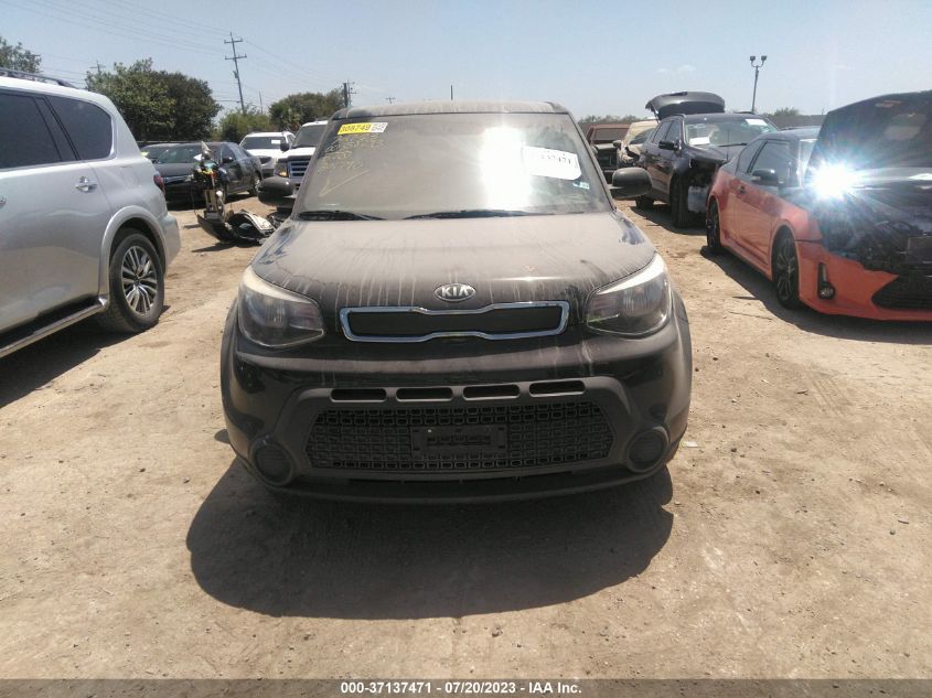 2016 KIA SOUL BASE - KNDJN2A29G7301790