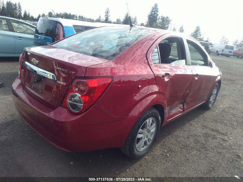 2013 CHEVROLET SONIC LT - 1G1JC5SB0D4241393